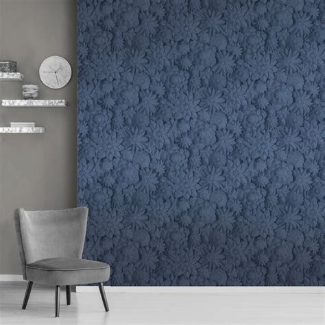 navy blue wallpaper dunelm.